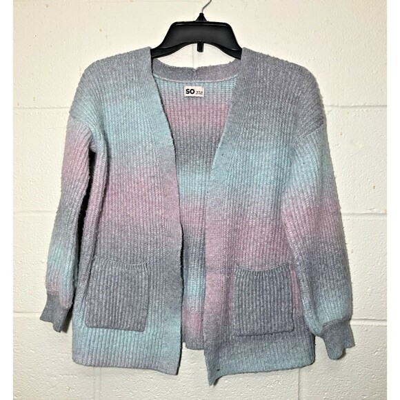 SO Girl Ombre Stripe Cardigan Size 16 Plus Size – Stylish Layering Piece - Picture 1 of 7